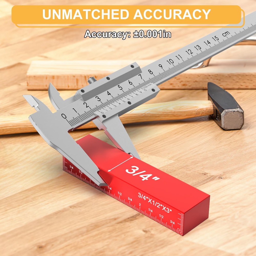 Setup Blocks Woodworking, Setup Blocks Height Gauge Set, 16 PCS Setup Blocks ...