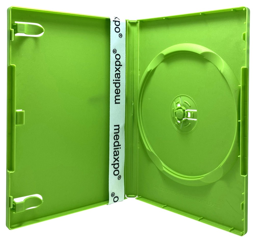 STANDARD Solid Green Color Single DVD Cases Lot