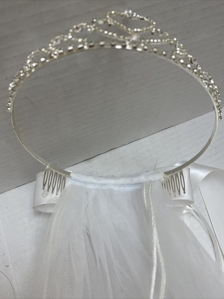 First Holy Communion Vail with purse Vail crown new