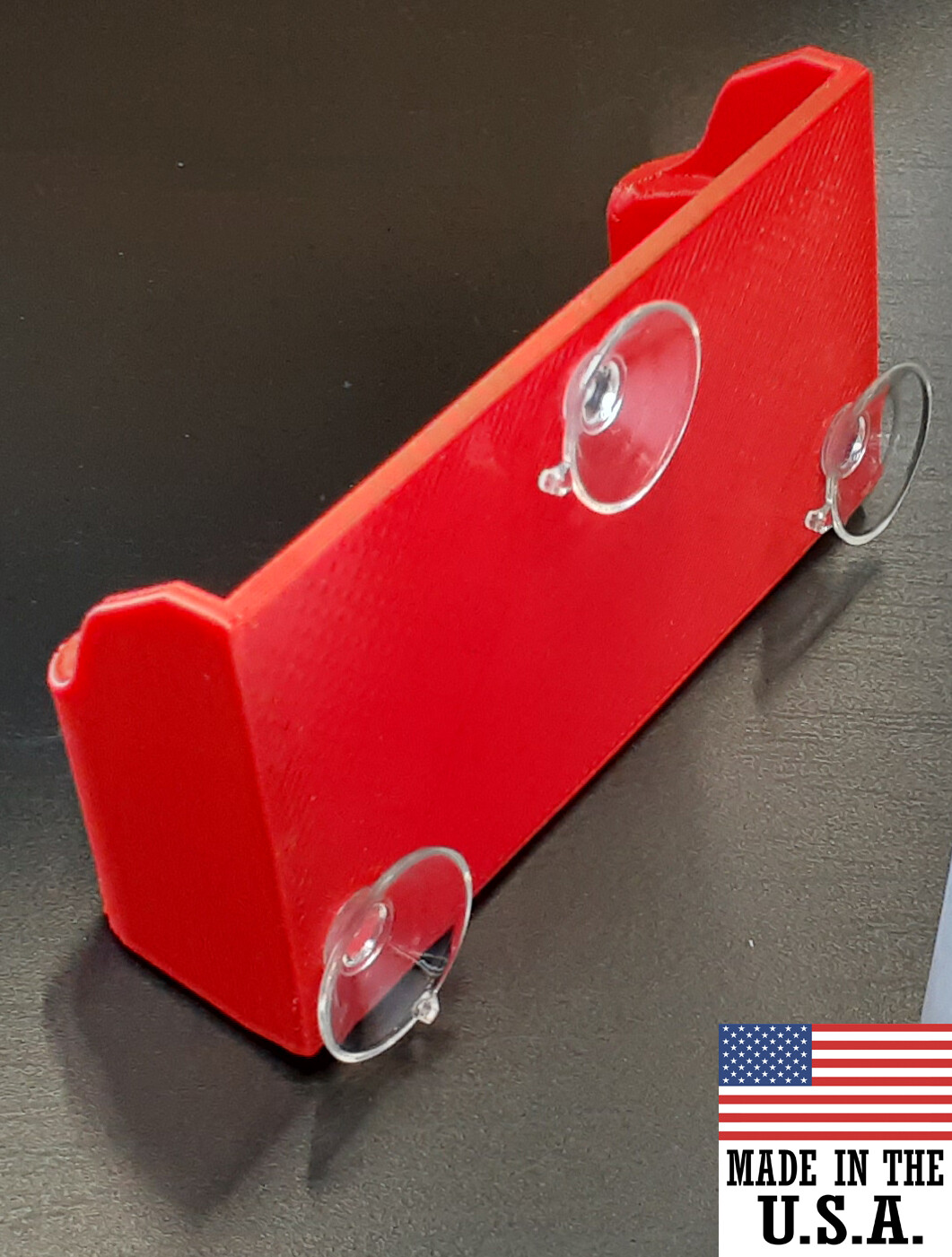 Toll Transponder Holder for New I-Pass and EZ Pass 3 Point Mount (1 Pack)- RED