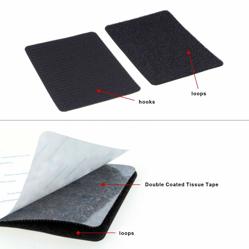 6x4 inch - Multi-Function DIY Household Self Adhesive Hook & Loop Fastening Tape
