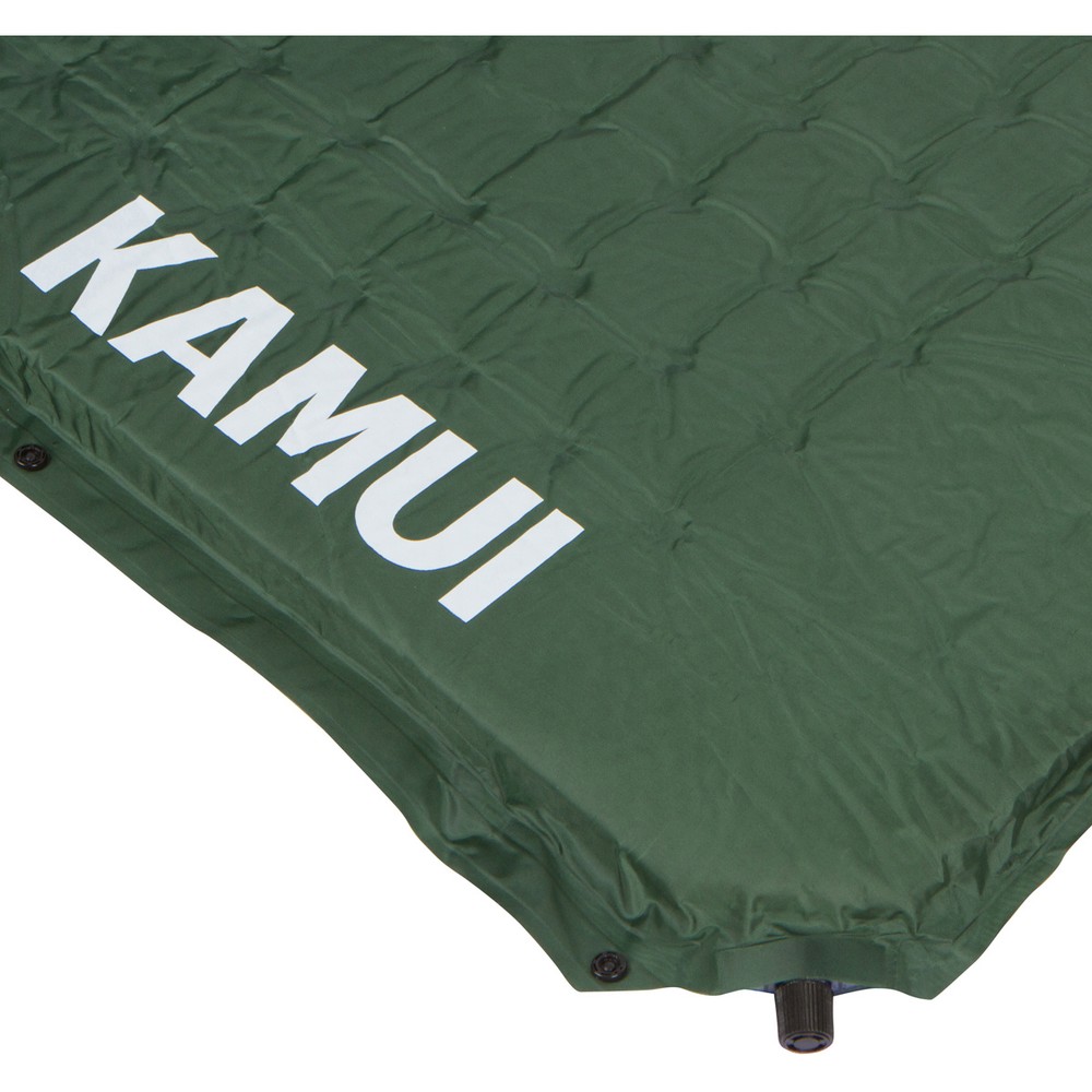 KAMUI Self Inflating Sleeping Pad 2 Inch/5cm Thick Foam Connectable Mats (Green)