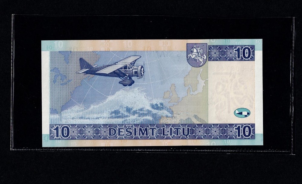 LITHUANIA 10 LITU 2007 P-68 UNC