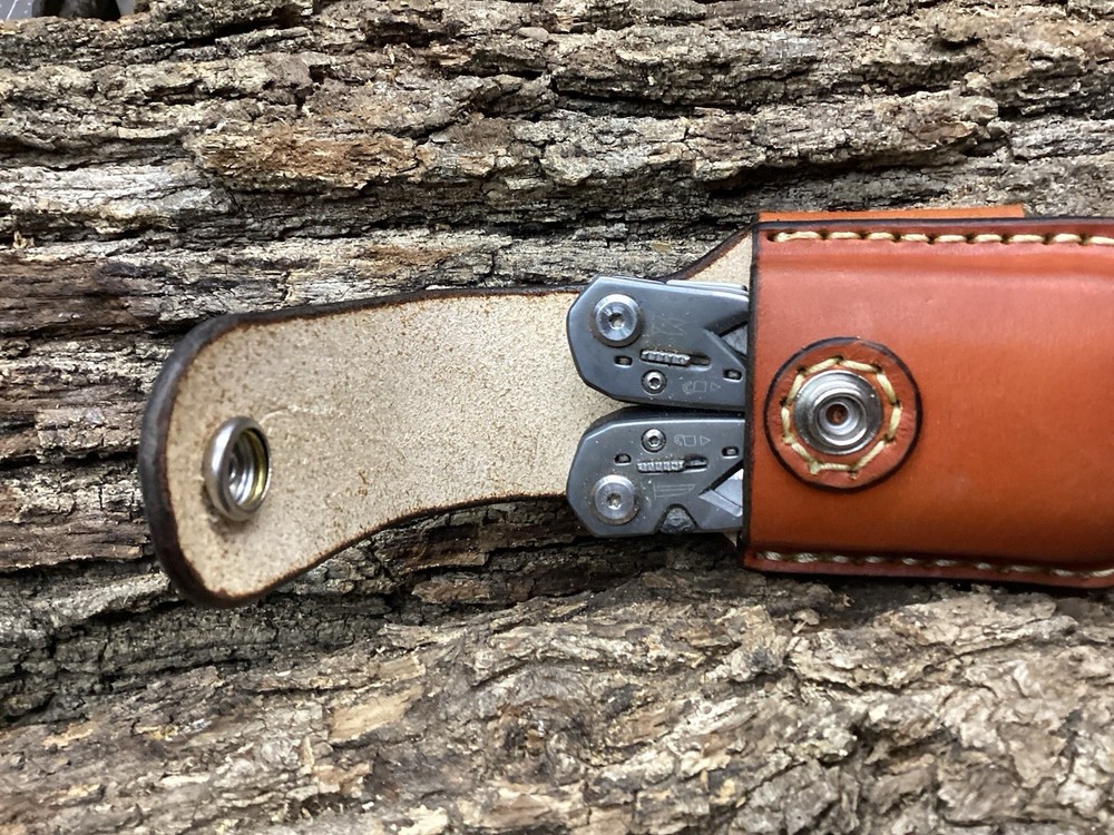 Leather Pocket Multitool Sheath Gerber Suspension,Truss (Sheath Only) Horizontal