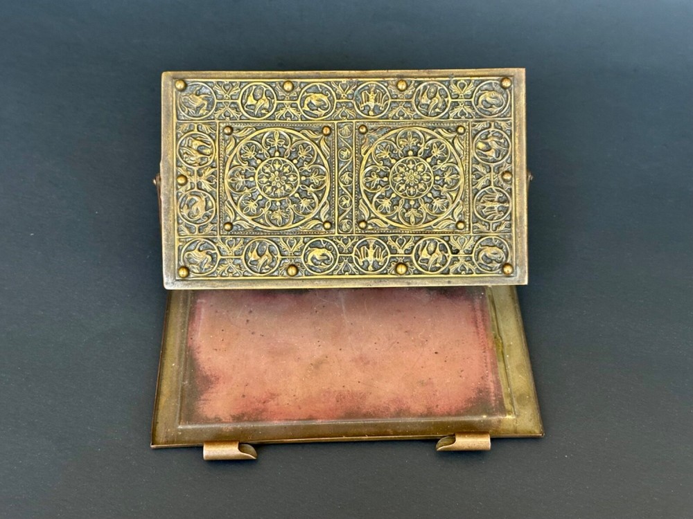 Weimar Germany ANTIQUE Bronze Case Notebook Paper Box