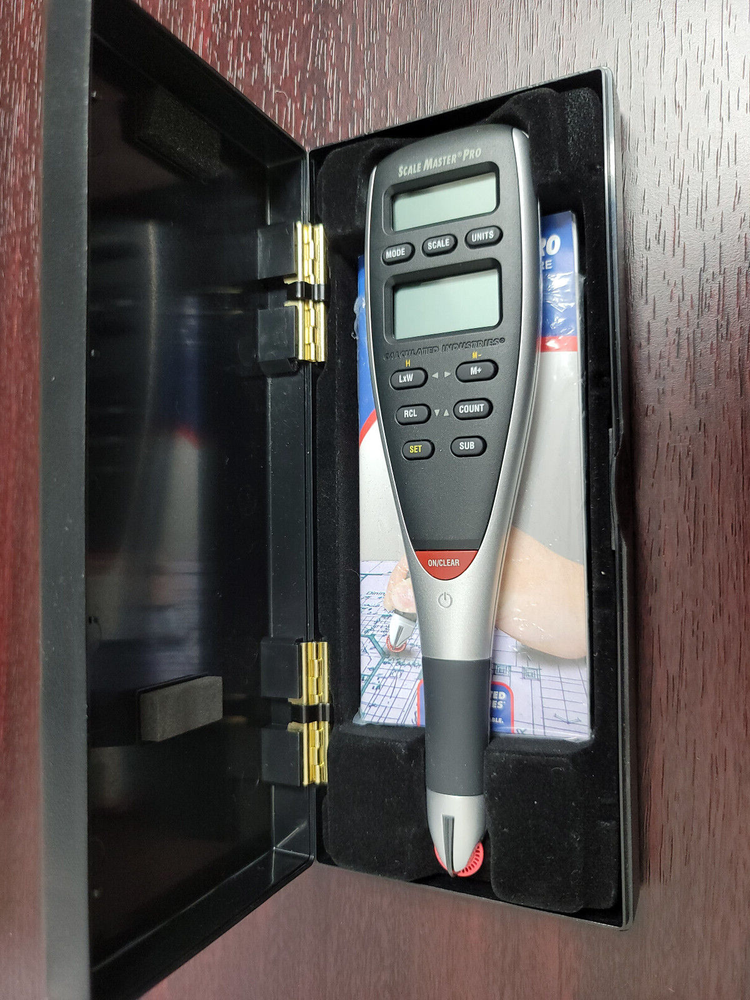 CALCULATED IND SCALE MASTER PRO ADVANCED DIGITAL PLAN MEASURE 6025, PREOWNED