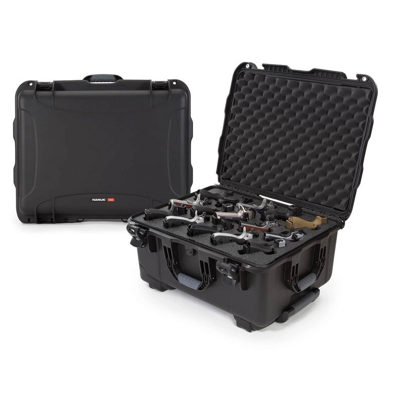 15-UP Wheeled Pistol Case - Black