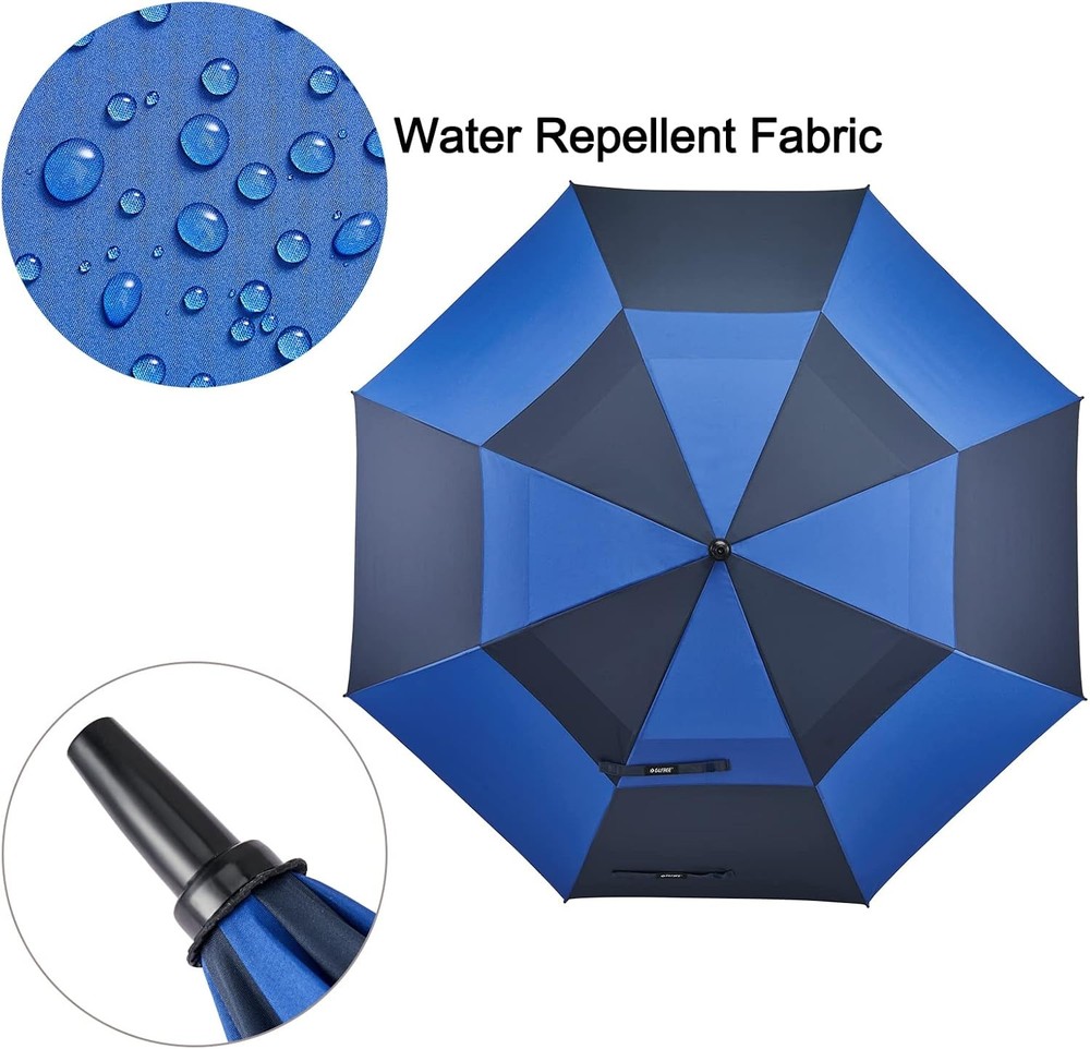 47/54/62/68/72 Inch Automatic Open Golf Umbrella Oversize Extra Large Double
