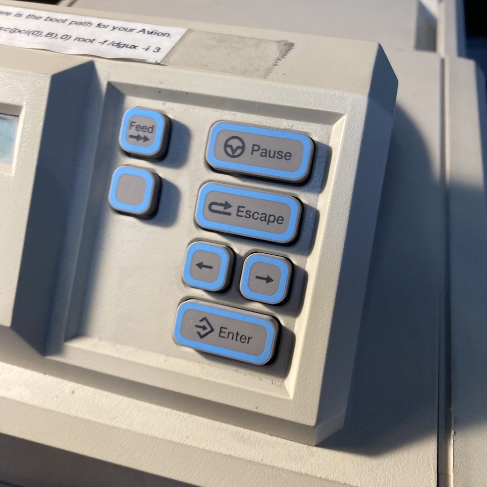 Monarch MO9446-20 9446 Monarch Marking Systems Thermal Label Printer Untested