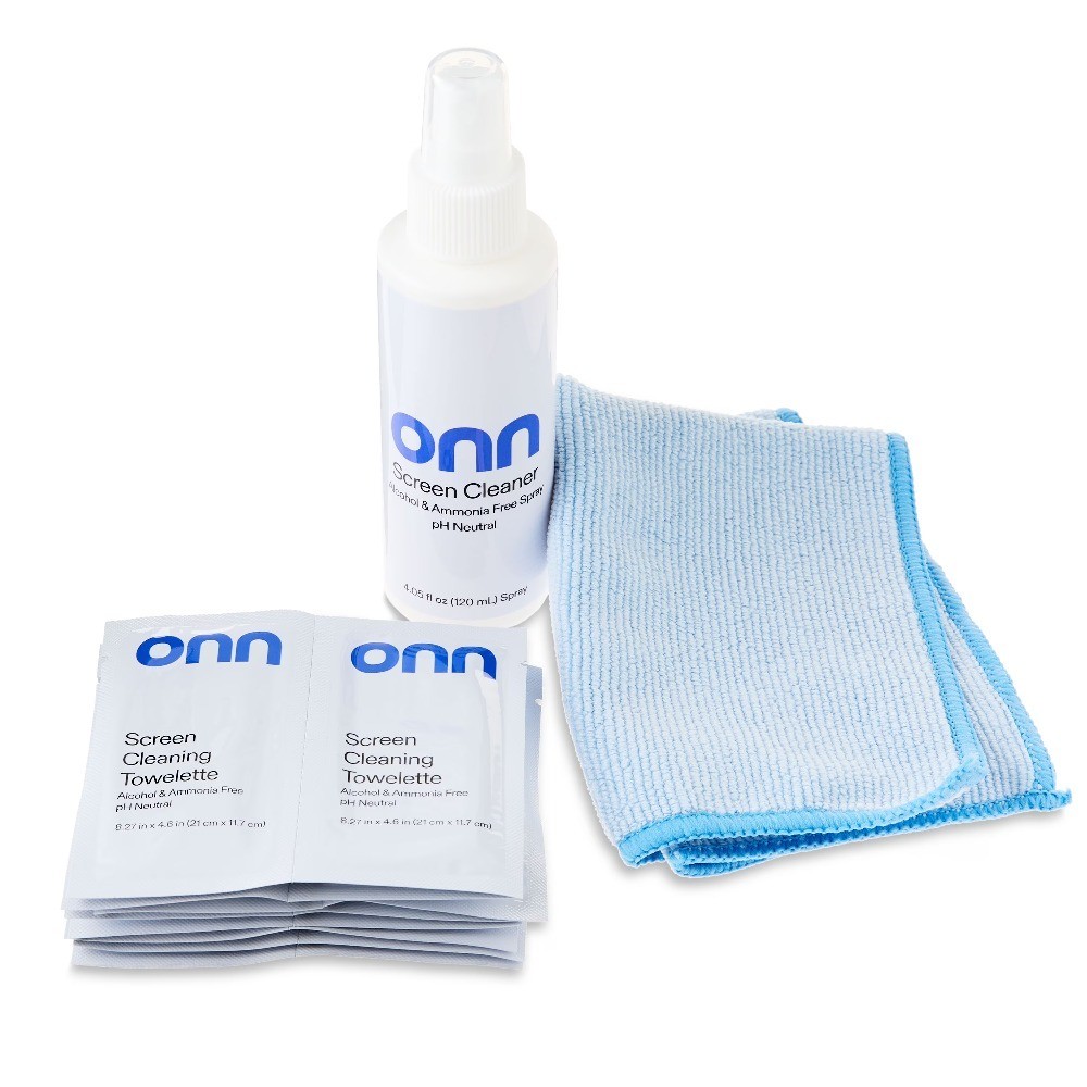 Cleaning Kit for Screens Includes Microfiber Cloths Wipes Spray Solution and