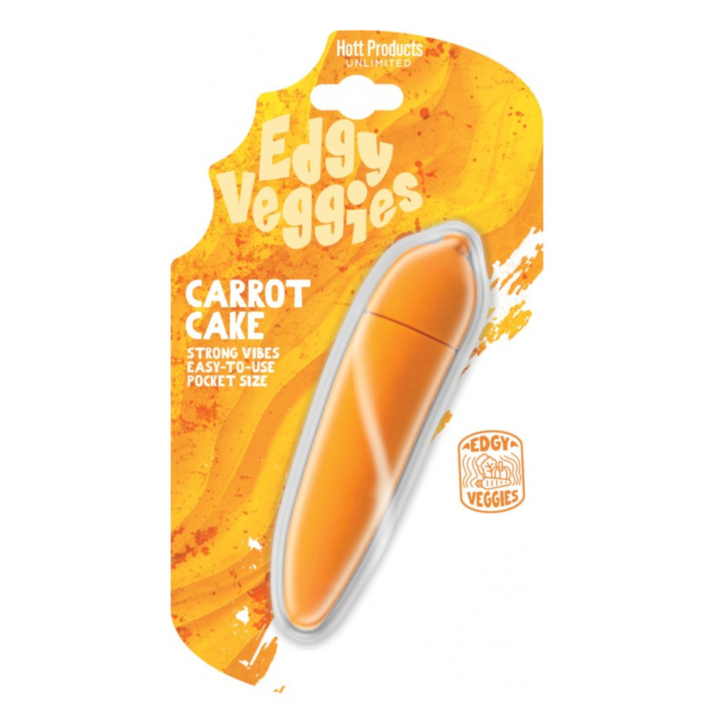 Discreet Carrot-Shaped Vibrator Multi-speed Vibrating Teaser Orgasm Stimulator