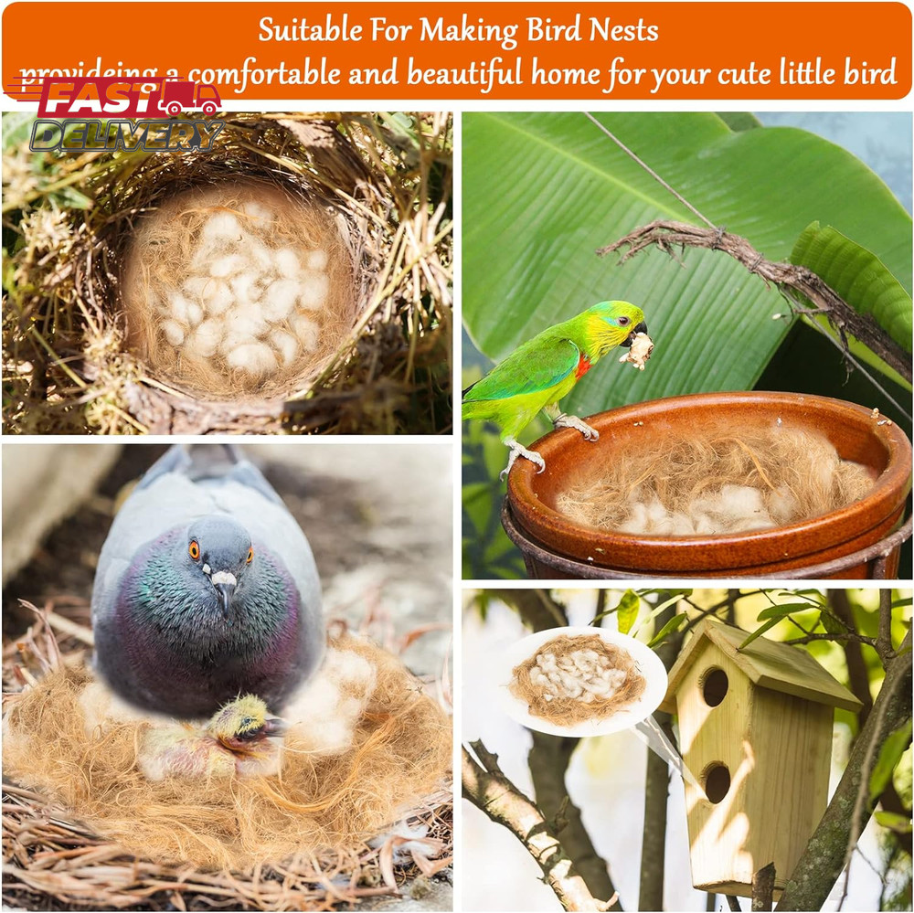 Sukh Bird Nesting Material - Bird Nests Bedding Hummingbird Nesting Material Mix