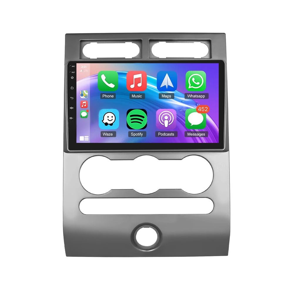 Car Stereo with Carplay & Android Auto 9" Touch Screen Android 13 Backup Camera