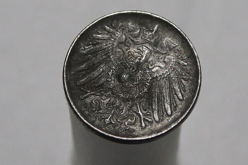🧭 🇩🇪 GERMANY ERROR COIN EMPIRE 5 PFENNIG MID BUBBLE B88 #Z8034
