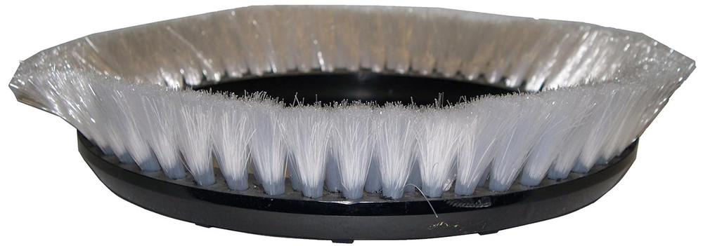 Commercial 237.046 Natural Polypropylene Carpet Soft Orbiter Brush, 12" Diameter