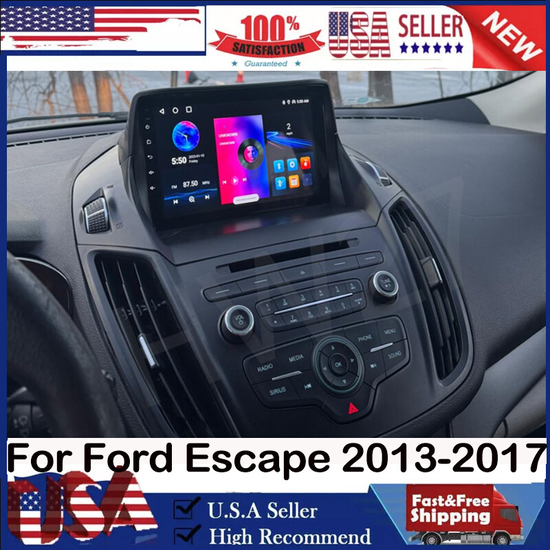 Apple CarPlay For Ford Escape 2013-2017 Android 13 Car Stereo Radio GPS Navi