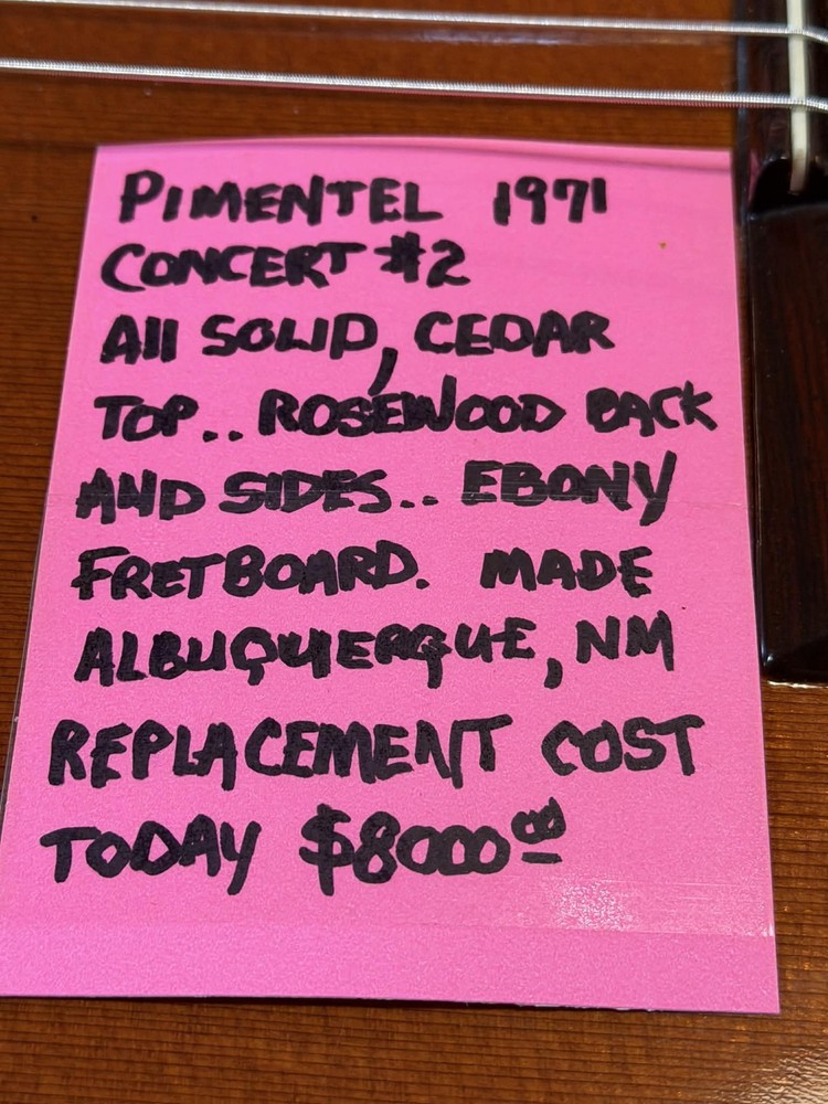 1971 Pimentel Concert #2 Classical Guitar