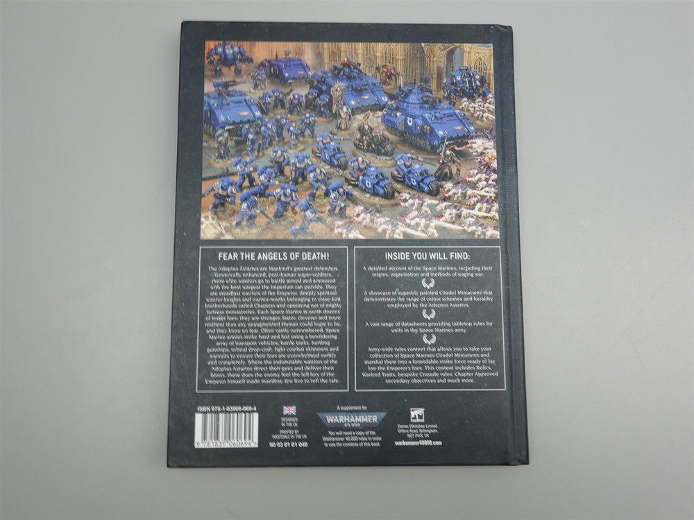 Warhammer 40k Codex Army Book - Space Marines (oop 9th Edition Hardback )