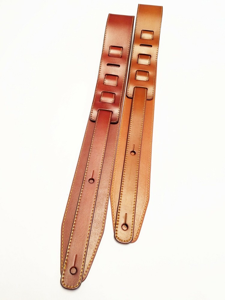 Genuine leather Guitar strap 2.5” wide.