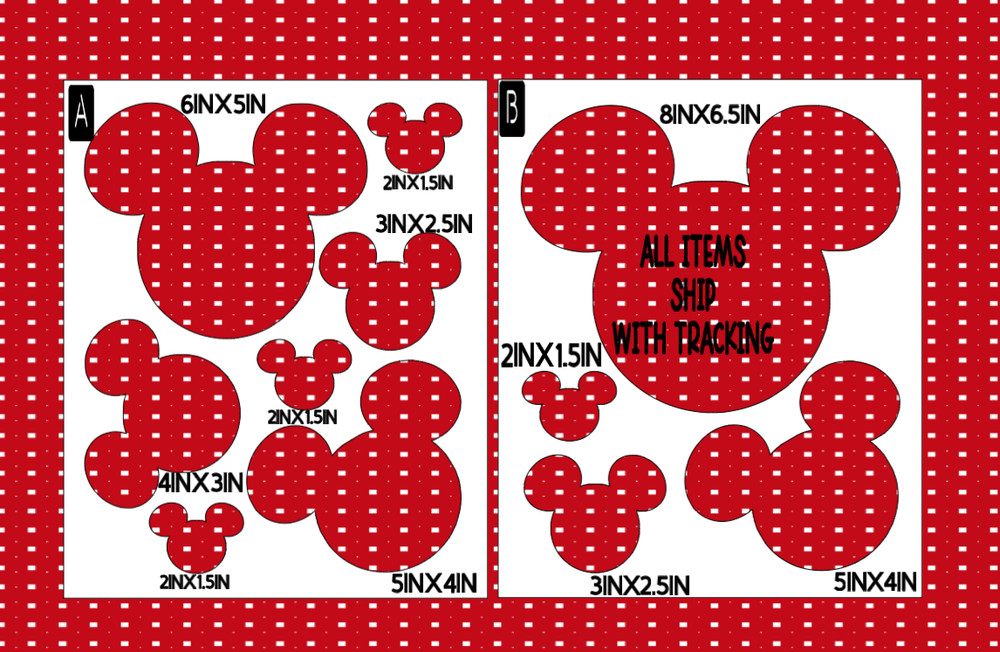 MICKEY MOUSE reusable stencil mylar plastic #113 9inx11in sheet