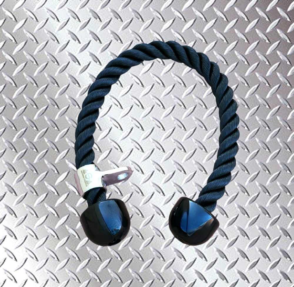 Tricep Rope Arm Push Up Pull Down Press Bar Gym Cable Attachment Exercise US