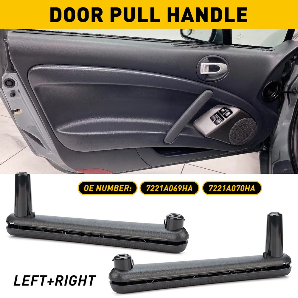 1 Pair Left And Right Door Inner Open Pull Handle For Mitsubshi Eclipse 2006-12
