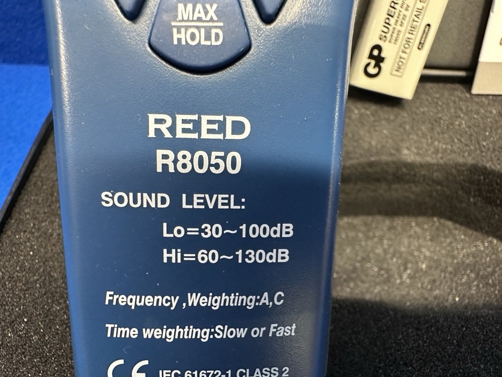 REED INSTRUMENTS R8050 Sound Level Meter