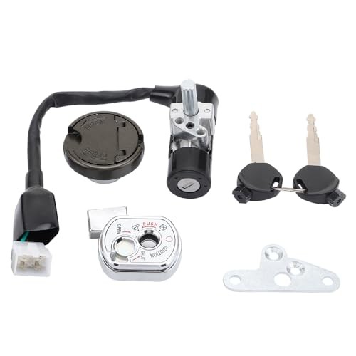 4 Wire Ignition Key Switch Assembly Replacement for Zuma 50cc 125cc 150cc