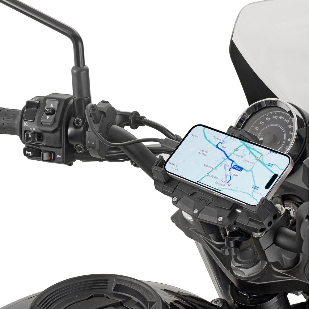 Givi USB and USB-C Handlebar Electrical Socket with Wiring Battery Connection