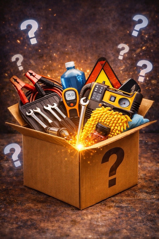 Car Mystery Box – Tools, Accessories & Surprise Items Inside