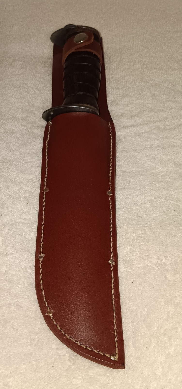 WWII Era E.G. Waterman EGW Fighting Knife - Original Wood Handle & Bottle Opener