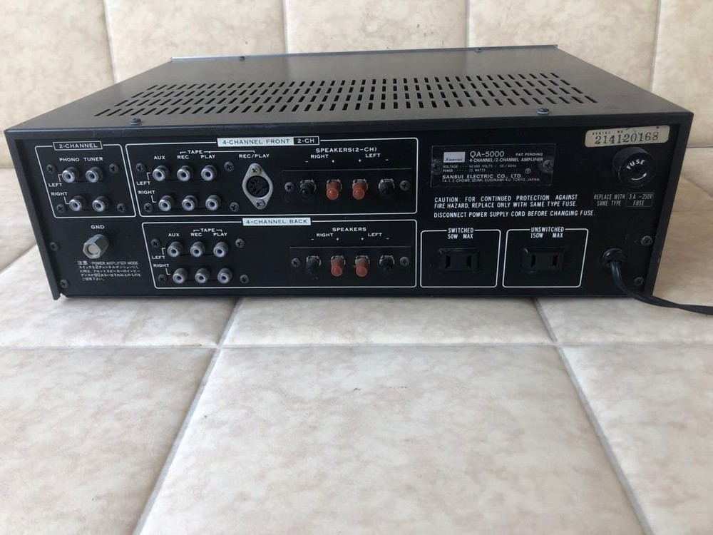 Sansui QA-5000 Amplifier Used Japan Genuine