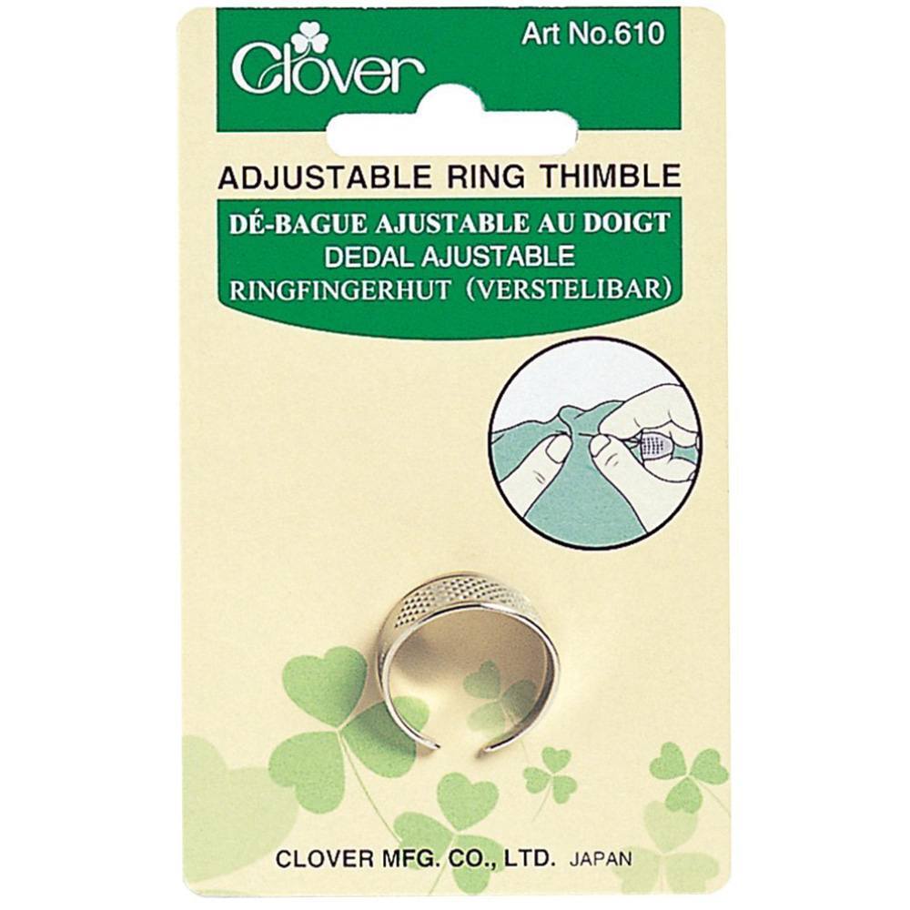 Adjustable Ring Thimble, Clover
