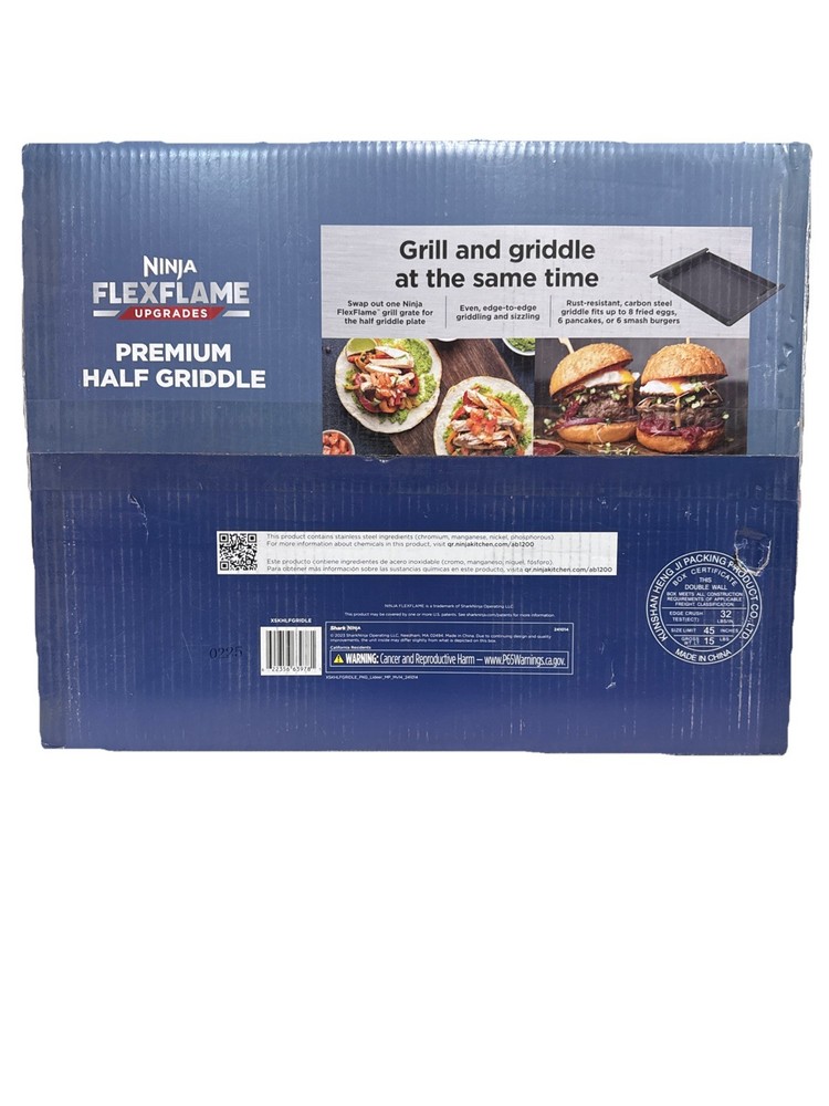 Ninja FlexFlame Upgrades Premium Half Griddle