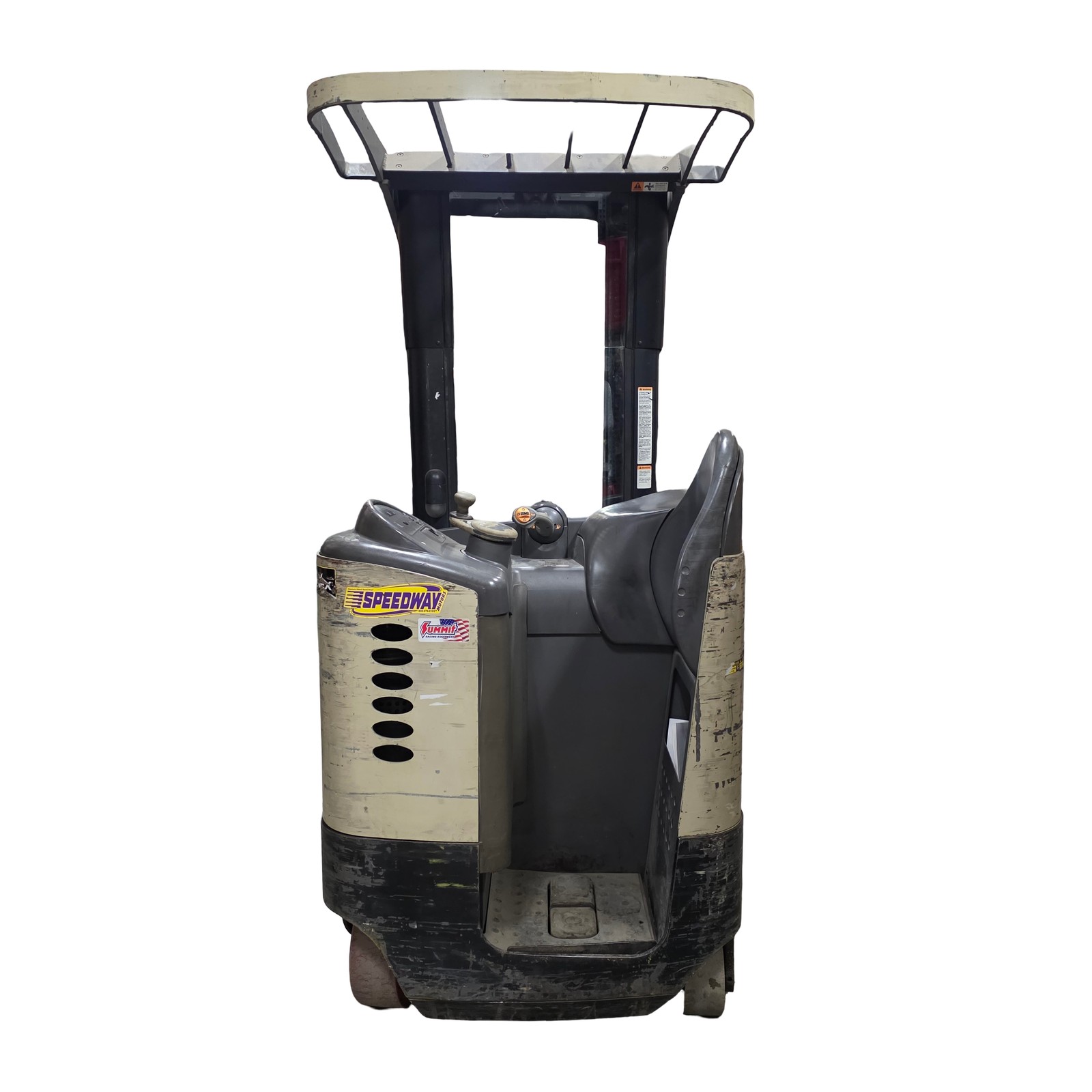 Crown RR5010-35 Narrow Aisle Reach Truck W/ Sideshift 3500Lbs Cap 198" Lift 24V