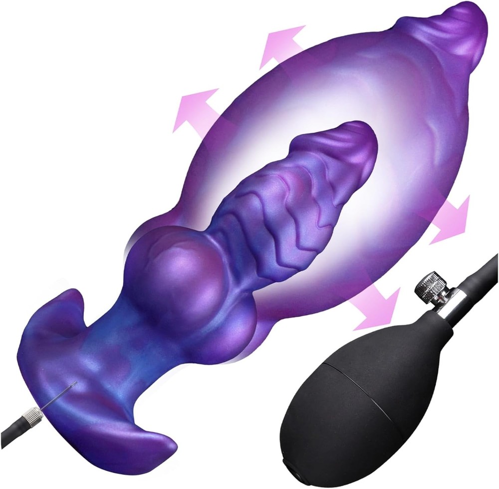 Inflatable Butt Plug Large Butt Plug, Inflatable Dildo Knot Plugs XL Buttplug Pr