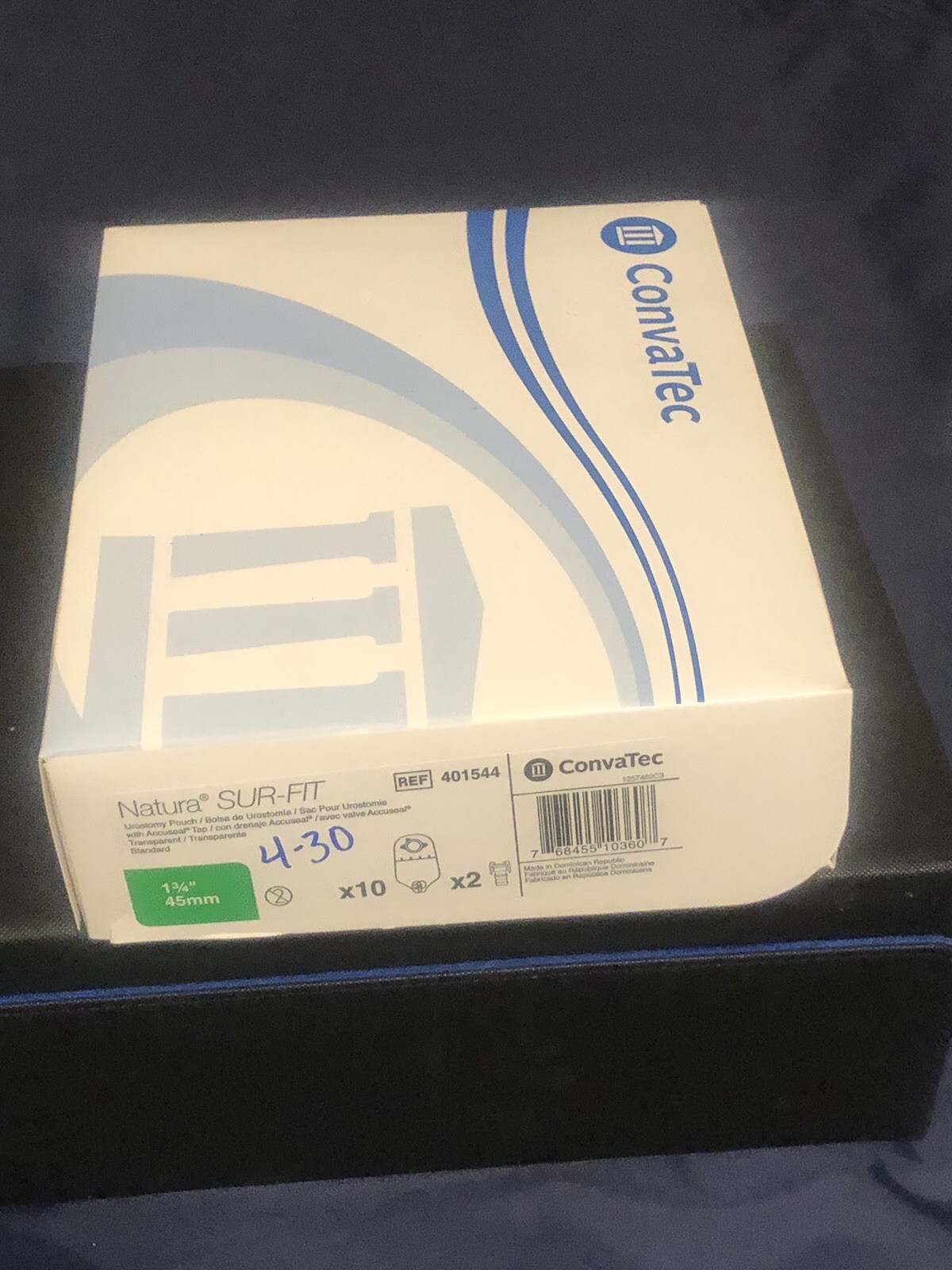 NEW SEALED BOXES of Convatec urostomy pouches 401544