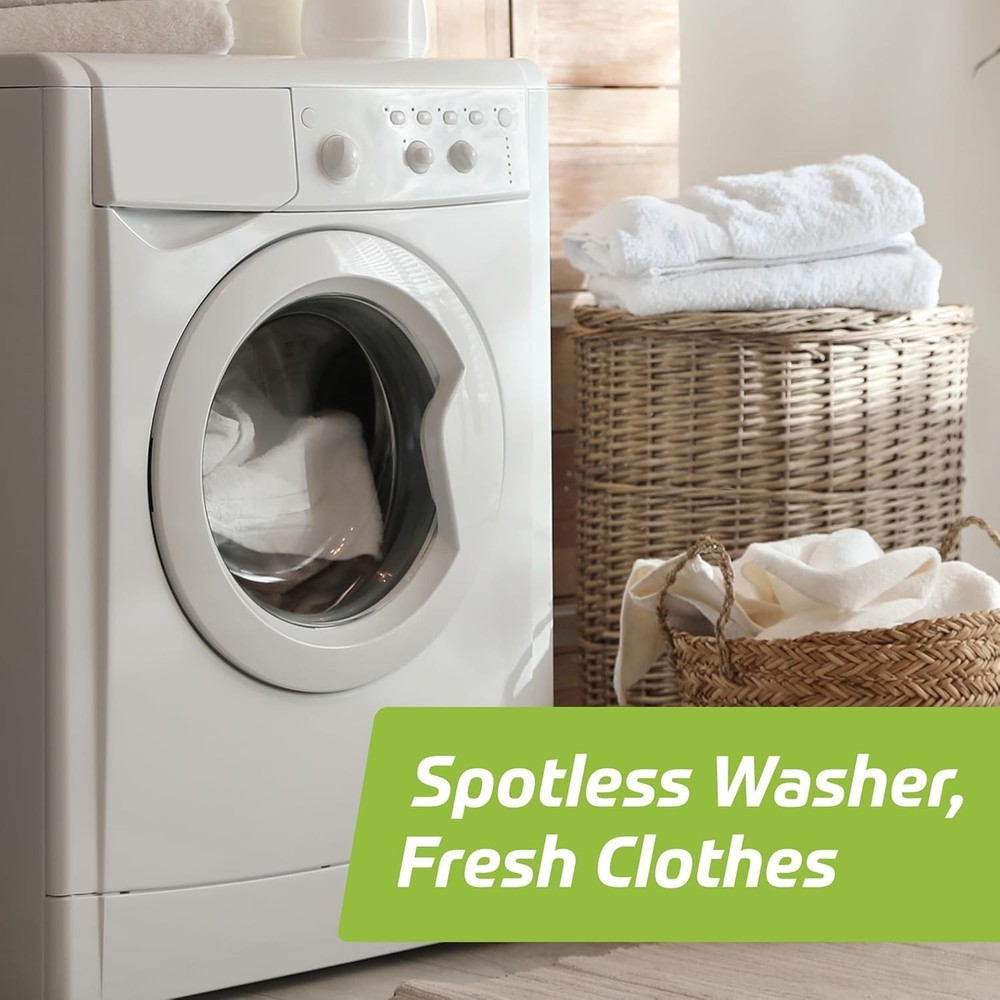 Deep Cleaning Washer Solution - Odor Eliminator for All Front & Top Load Washers