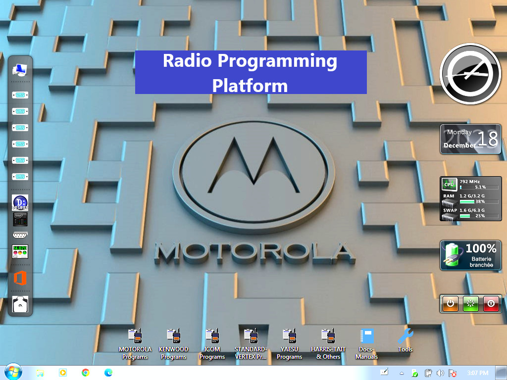 Toughbook CF-19 MK3 HAM Radio Triple Boot Laptop w/SDR 512GB SSD 4 GB & Serial