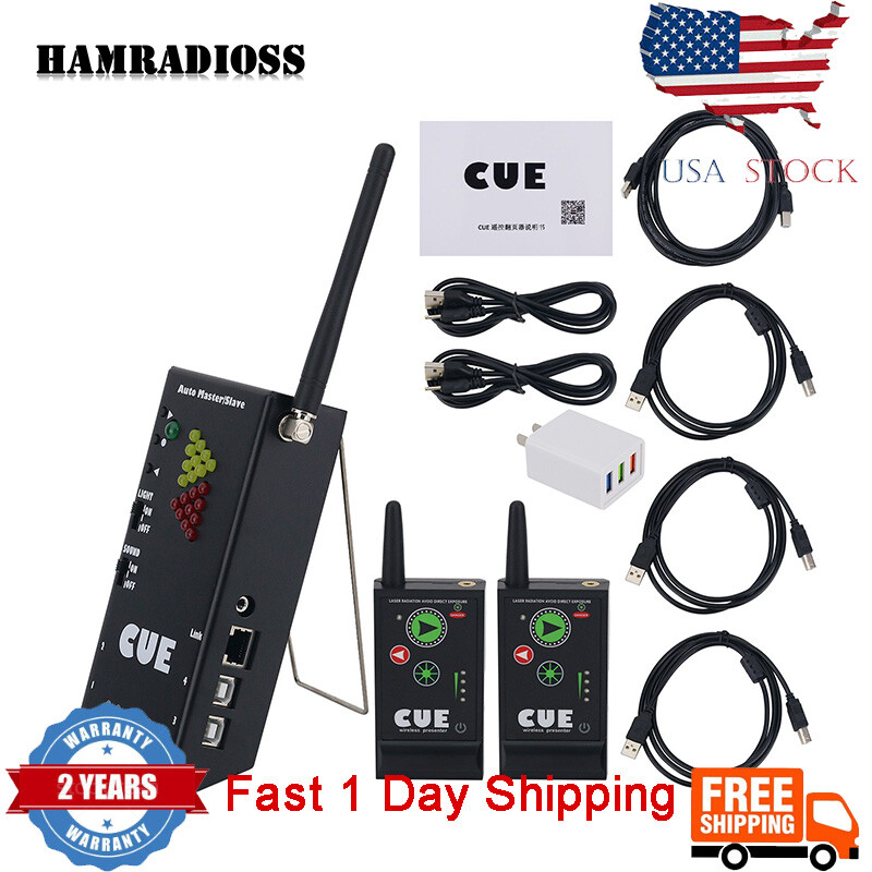 Super Cuelight Presenter Remote 1 Receiver and 2 Transmitters for Presentation