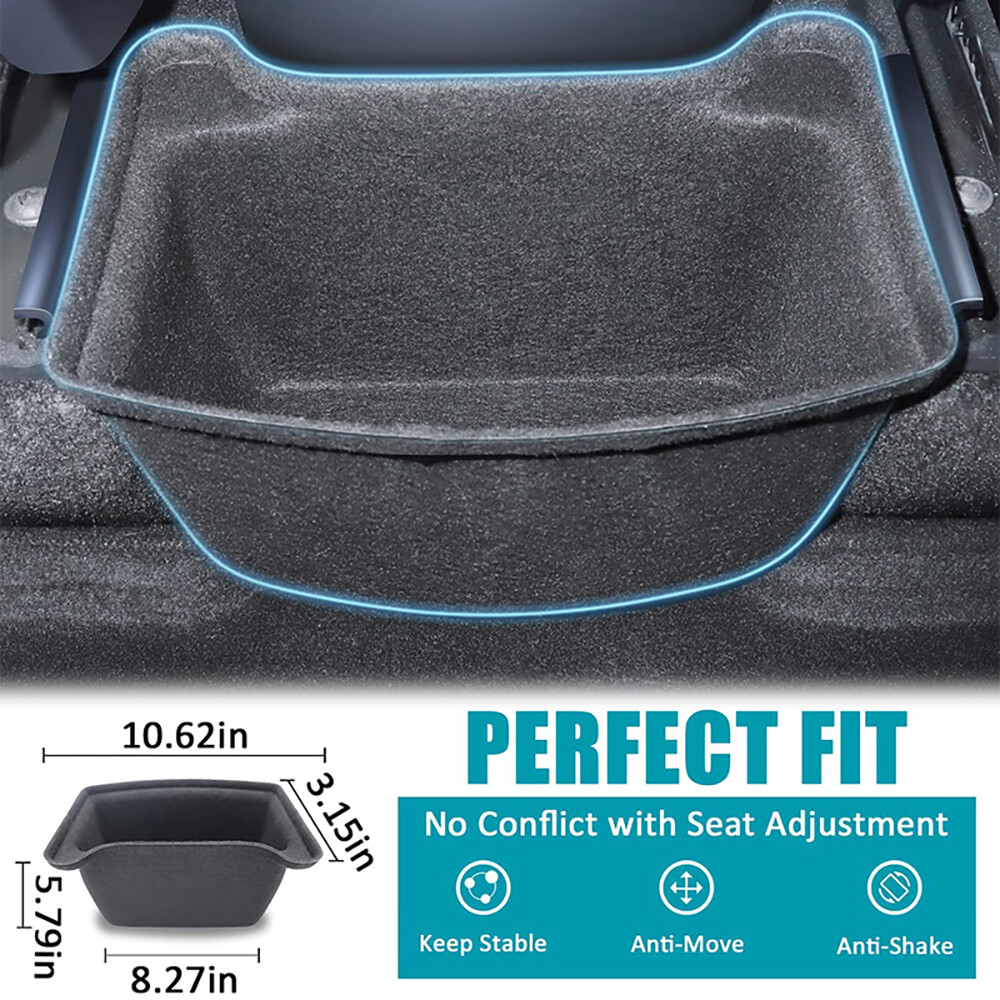 2nd Row Backseat Container Center Console Organizer Storage Box for Tesla Model3