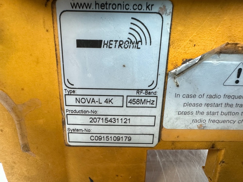 Hetronic Nova-L 4K Transmitter Controller