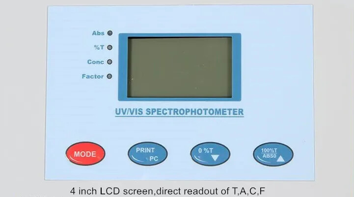 UV Vis Spectrophotometer for Basic Transmission Measurement Spectrophotometer