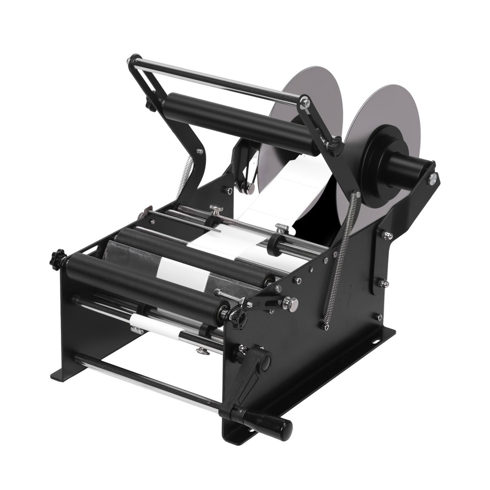 Adjustable Small Label Applicator Machine with Handle for Cans and Bottles
