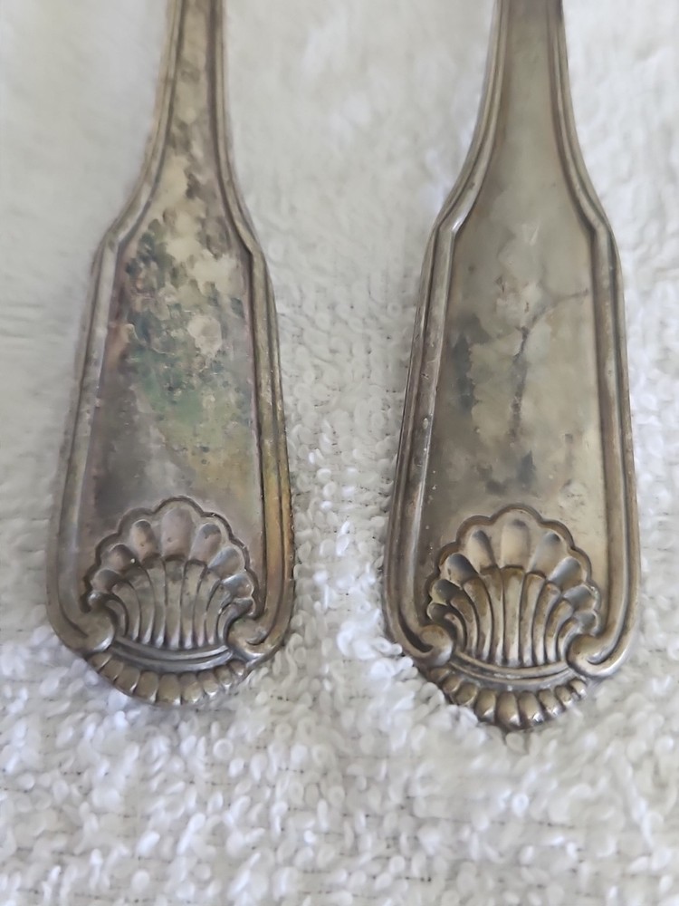 Oneida Community Silverplate SILVER SHELL 2 Piece Hostess Serving Set