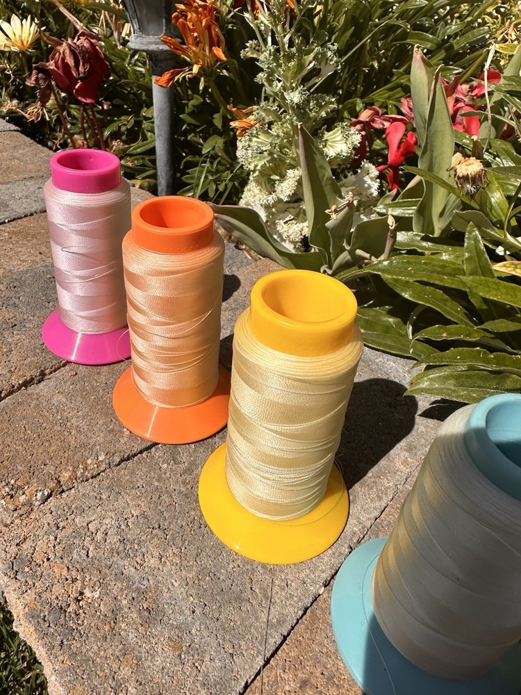 (5) Solar Activated Color Changing Embroidery Thread 1000 M Cones