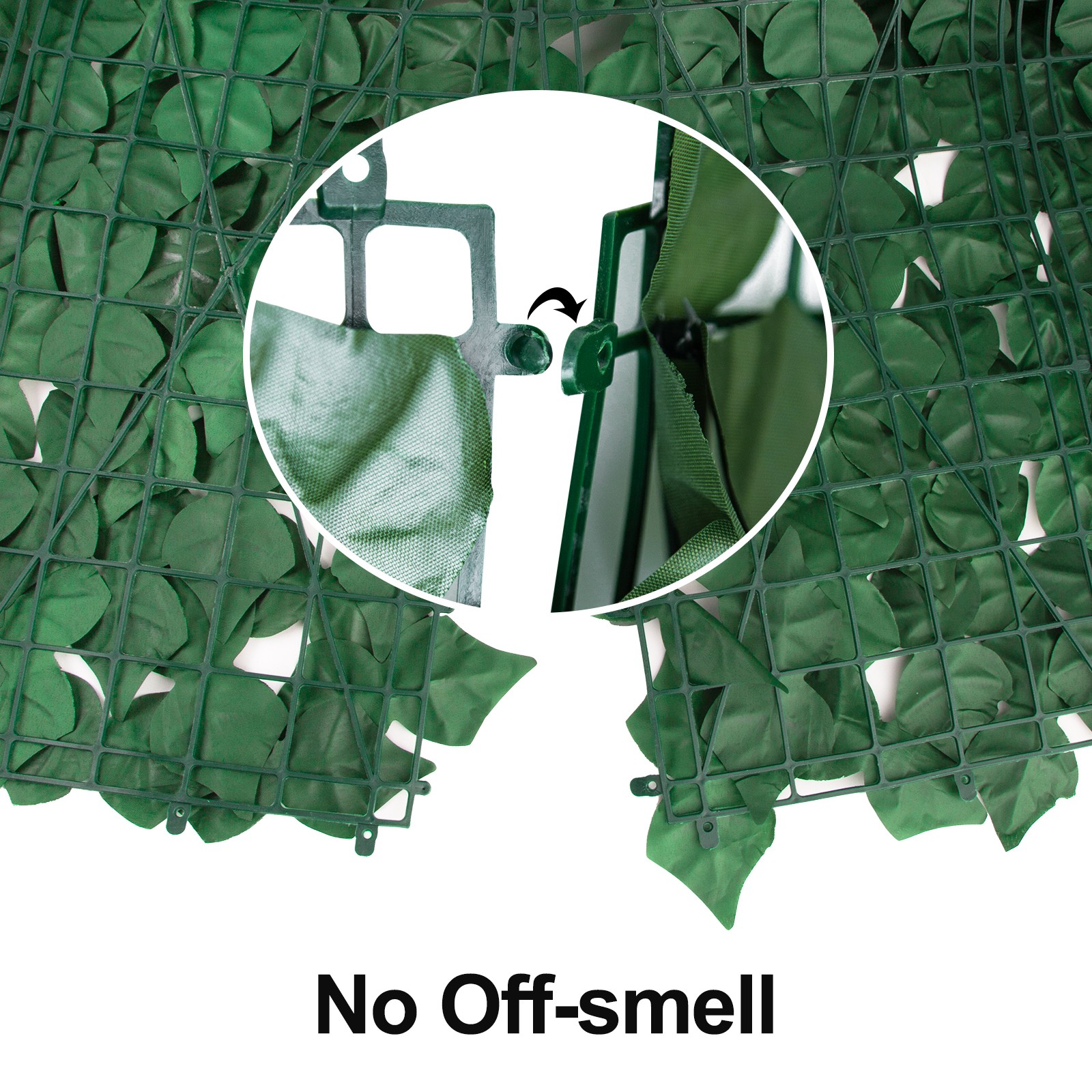 Artificial Ivy Hedge Green Leaf Fence Panels Faux Privacy Fence Screen for Home