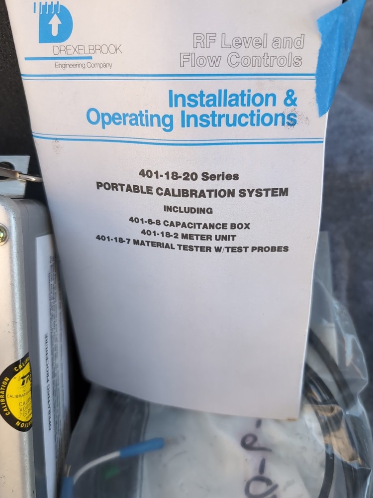 Drexelbook Portable Calibration System Capacitance Box Model Number 401 1820...