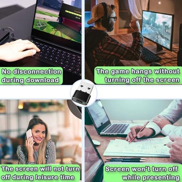 USB mouse jiggler keeps computer active