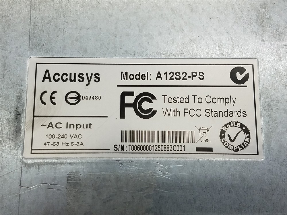 Accusys ExaSAN A12S2-PS 2U 12-Bay 6GB SAS SATA Disk Array Storage System